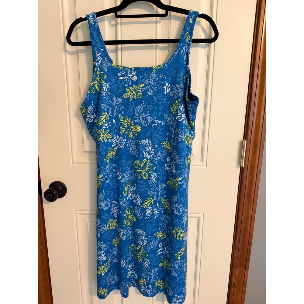 Columbia Blue floral Dress size L